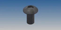 PARAFUSO ALLEN C/A M5X10 - ZINCO PRETO - ISO 7380/ 1993               