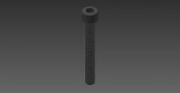 PARAFUSO ALLEN M5X40 - ZINCO PRETO- DIN 912                           