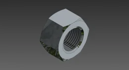 PORCA SEXTAVADA M18 X 1,5 - ZINC.BR.- DIN 934                         