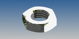 PORCA SEXTAVADA M16 X 2.0 (BAIXA)- ZINC.BR. - DIN 936                 