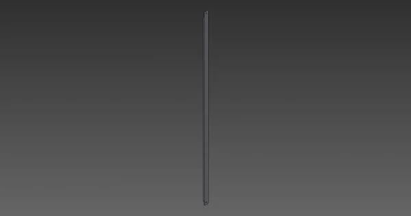 LAMINA DE CORTE BEIRA LATERAL MOD. 1100 LISA (2MM)                    