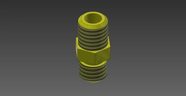 CONEXAO RETA 3/16 x 1/8-SAE 0203 CG                                   