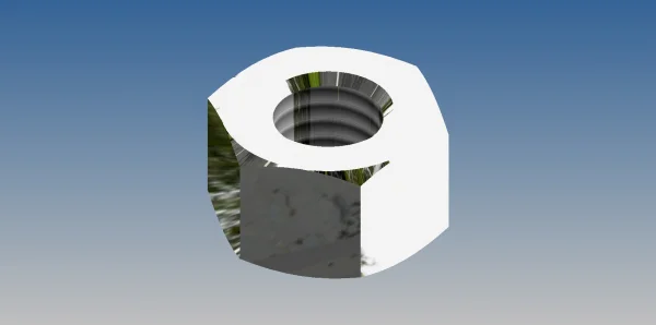 PORCA SEXTAVADA M8 X 1.25 - ZINC.BR. - DIN 934                        